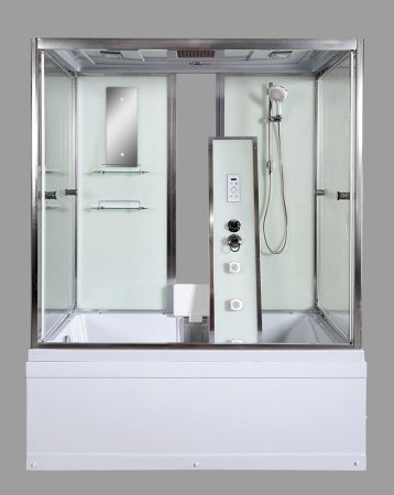 Душевой бокс AvaCan  V160 160х85 стекло прозрачное профиль хром