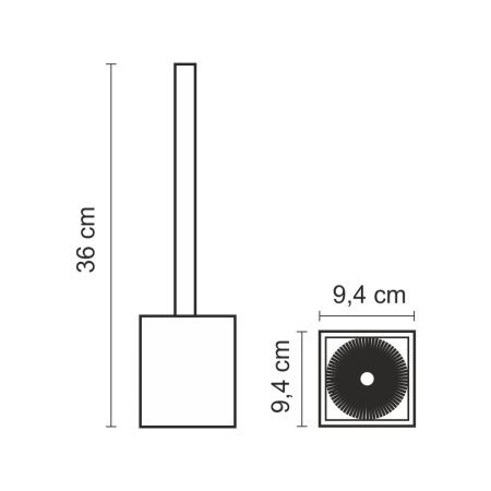 Ершик для унитаза WasserKRAFT 88227