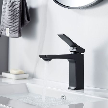 Смеситель Shevanik S4401H на раковину черный