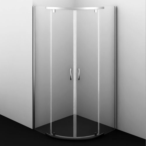Душевой уголок Wasserkraft Leine 35P01 90х90 стекло прозрачное профиль хром без поддона - фото 3