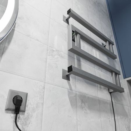 Полотенцесушитель электрический Altasan МонакоПроф МонакоПроф4050Г 50х45 серый