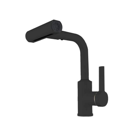 Смеситель для кухни Rush Tinos TI3732-17Black на столешницу черный