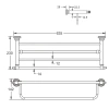 Полка в ванную комнату Rose RG11 RG1108