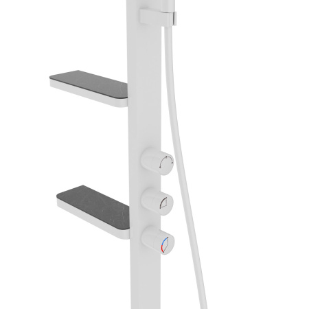 Душевая стойка Vincea Inspire VSFS-3I11W настенная цвет белый