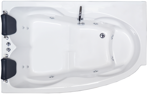 Ванна акриловая Royal Bath SHAKESPEARE RB652100K-L 170х110 пристенная асимметричная - фото 2