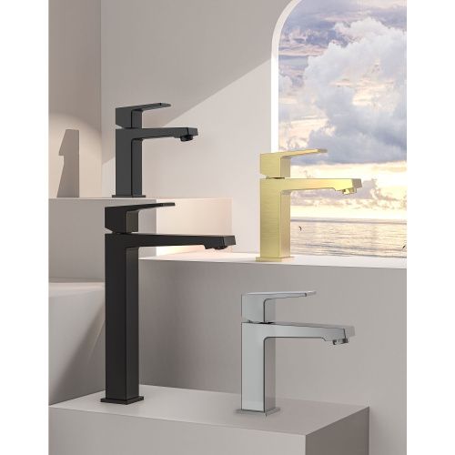 Смеситель Splenka S01 S01.10.03 на раковину золото - фото 4