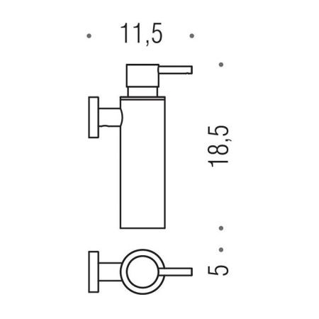 Дозатор Colombo Plus W4981.NM