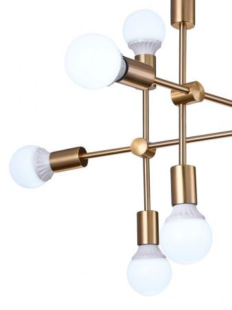 Люстра на штанге Natali Kovaltseva Loft Lux (Лофт Лукс) LOFT LUX 75130/12C GOLD