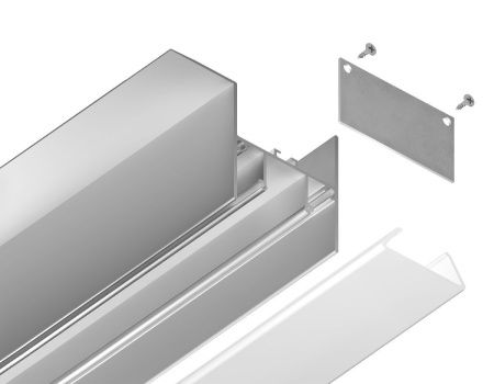 Алюминиевый профиль Ambrella Light Alum Profile (Алум Профиле) GP4050AL