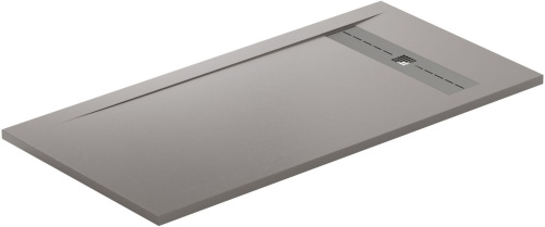 Душевой поддон Allen Brau Infinity 8.21007-PGM 160х90 искусственный камень серый - фото 2