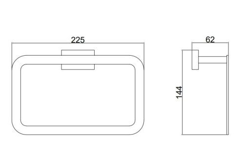 Полотенцедержатель BELZ B90404 - фото 2