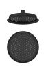 Верхний душ Wonzon & Woghand WW-88DP05-MB 25х25 черный