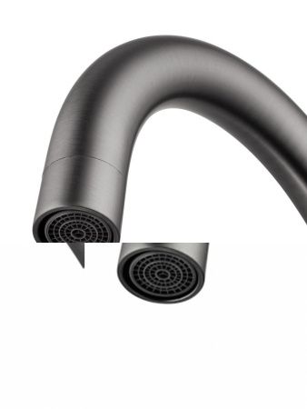 Смеситель для кухни Wonzon & Woghand WW-AE4554-BGG на мойку серый