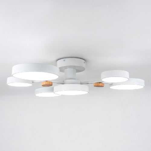 Люстра потолочная LED4U L3201-700 WT - фото 5