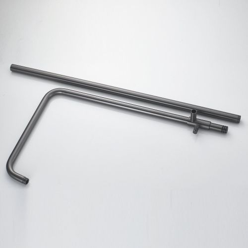 Душевая стойка Rose R3936T настенная цвет оружейная сталь - фото 5