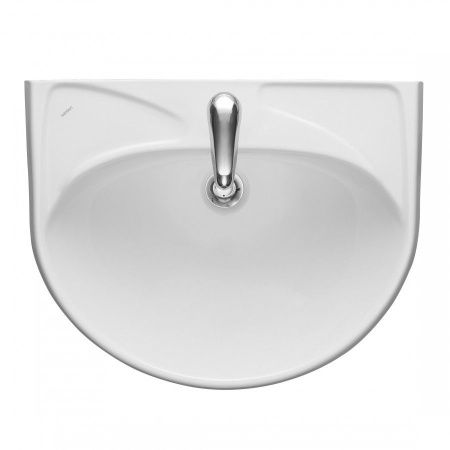 Раковина из сантехнического фарфора Santeri Вест 131118S0011B0 60х50 подвесная цвет белый 1 отверстие под смеситель