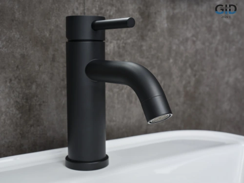 Смеситель Gid Cascada Inga SS096-BM-K (SS096BMK) на раковину черный матовый - фото 2