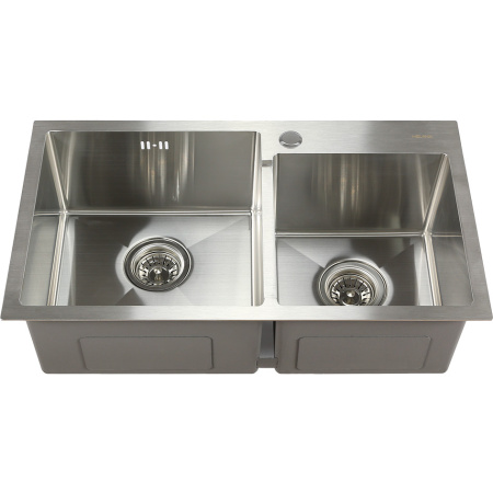 Кухонная мойка Melana ProfLine S7240H сатин 72х40 цвет сатин поверхность матовая