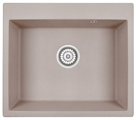 Кухонная мойка Granula 6001, ПИРИТ 60х52 цвет бежевый поверхность матовая