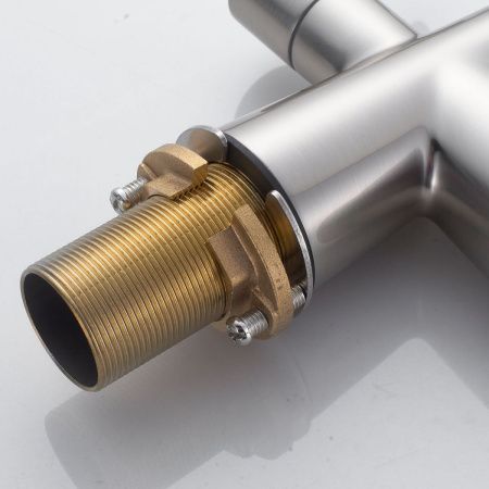 Смеситель для кухни Shevanik S528L на мойку сатин