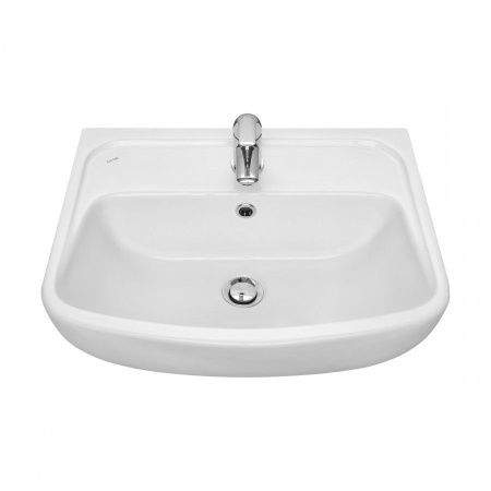 Раковина из сантехнического фарфора Santek Лонги 1WH501755 60х40 подвесная цвет белый 1 отверстие под смеситель