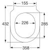 Крышка сиденье для унитаза Villeroy Boch Avento 9M87S101