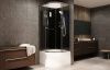 Душевая кабина AvaCan B90SELBLACK 90х90 четверть круга с крышей ориентация универсальная