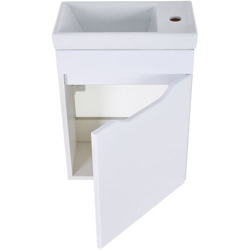 Тумба с раковиной Orange МИНИ Mini-40TUW+Ra 40х20 цвет белый - фото 4