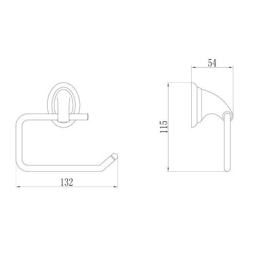 Бумагодержатель Savol S-003152 - фото 3