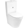 Унитаз напольный с бачком WeltWasser WW SALZBACH 011 GL-WT (10000011688) белый с сиденьем микролифт безободковый смыв торнадо