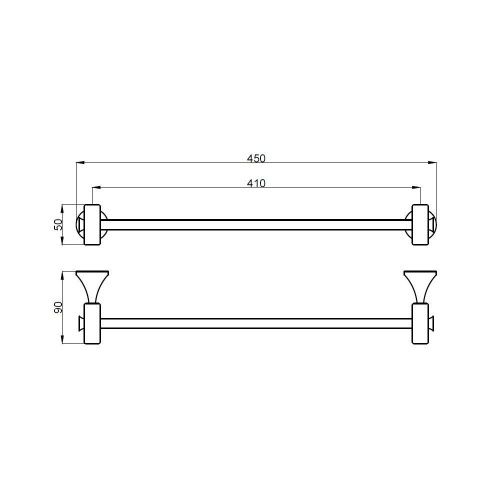 Полотенцедержатель Webert Opera OA500501980 - фото 3