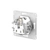Розетка с заземлением 16А Systeme Electric AtlasDesign (АтласДесигн) ATN000743S