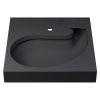 Раковина из искусственного камня Uperwood Comforty 2930205138 60х60 над стиральной машиной цвет черный