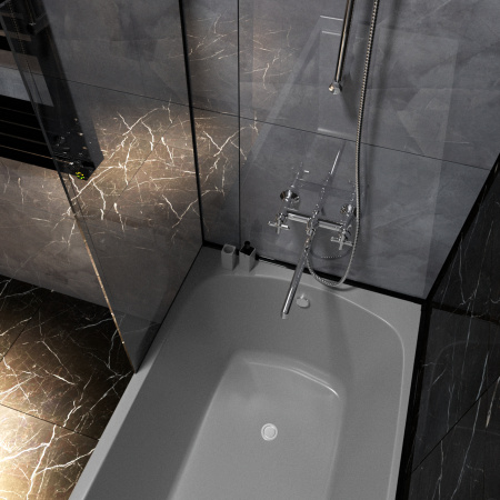 Бордюр для ванны и душевого поддона Altasan KDP KDP195black