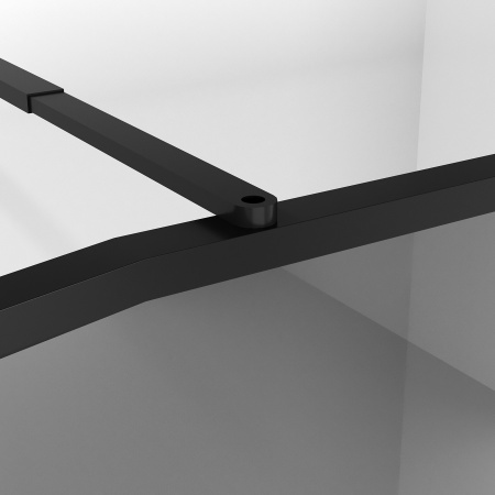 Душевая перегородка Niagara Nova NG-689-90TBLACK 90х200 стекло тонированное профиль черный матовый