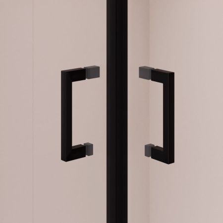 Душевой уголок RGW Passage 350803000-14 100х100 стекло прозрачное профиль черный без поддона