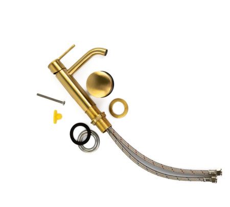 Смеситель Emmevi Filobrass 85003/ORS на раковину золото
