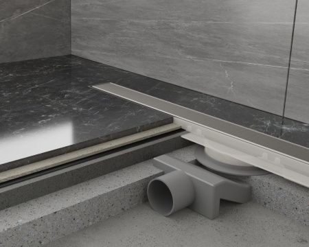 Душевой лоток Plumberia Selection PSM MODULAR PSM90MT 90х5 нержавеющая сталь