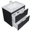 Тумба под раковину Uperwood Modul 2930205151 60х40 подвесная цвет черный