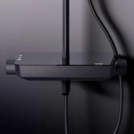 Душевая стойка Damixa Scandinavian Pure 936730300 настенная цвет черный