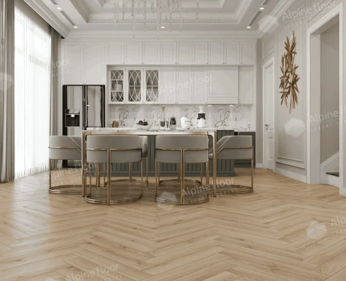 Ламинат Alpine Floor Herringbone 8 Pro New LF102-12 Дуб Артуа толщина 0.8 см 33 класс 606х101 - фото 5