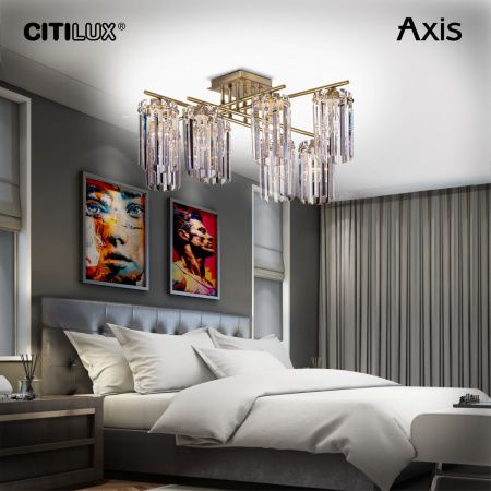Люстра потолочная Citilux Axis (Аксис) CL313283