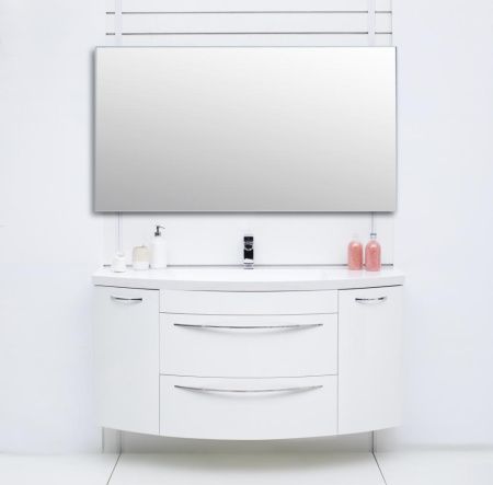 Зеркало De Aqua Сильвер 00261668 140х80 подвесное