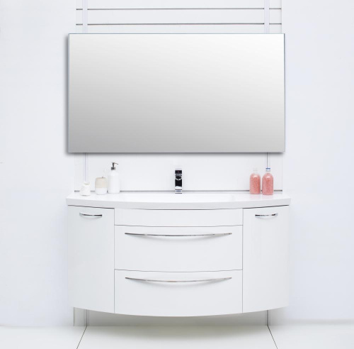 Зеркало в ванную De Aqua Сильвер 00261668 140х75 цвет серебро - фото 4