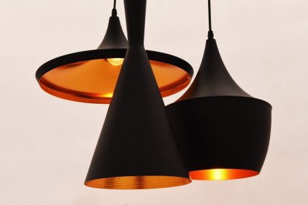 Люстра подвесная Lumina Deco Foggi (Фогги) LDP 7712-3 BK