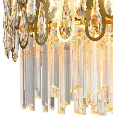 Люстра подвесная Natali Kovaltseva Navis (Навис) NAVIS 76019/8C GOLD
