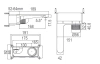 Смеситель для раковины Arrow ARM12868CP встраиваемый в стену хром