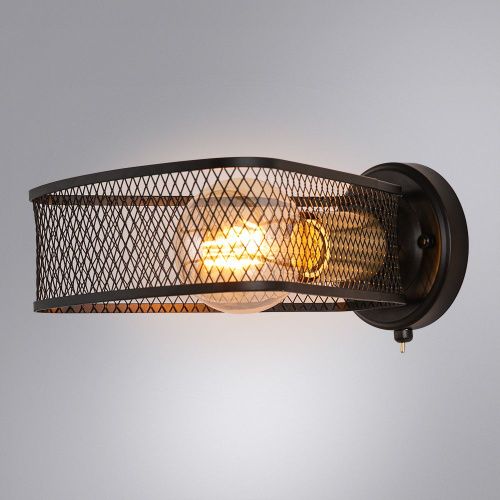 Бра Arte Lamp Maasym (Маасым) A7044AP-1BK - фото 2