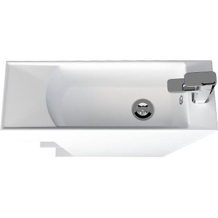 Тумба с раковиной 1MarKa Stretto У94717 60х20 подвесная цвет белый