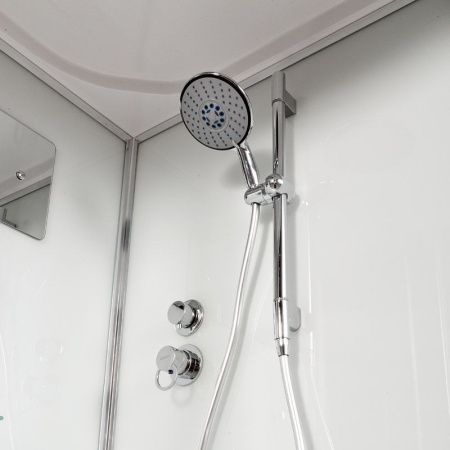 Душевая кабина AvaCan D271S 100х100 четверть круга с крышей ориентация универсальная